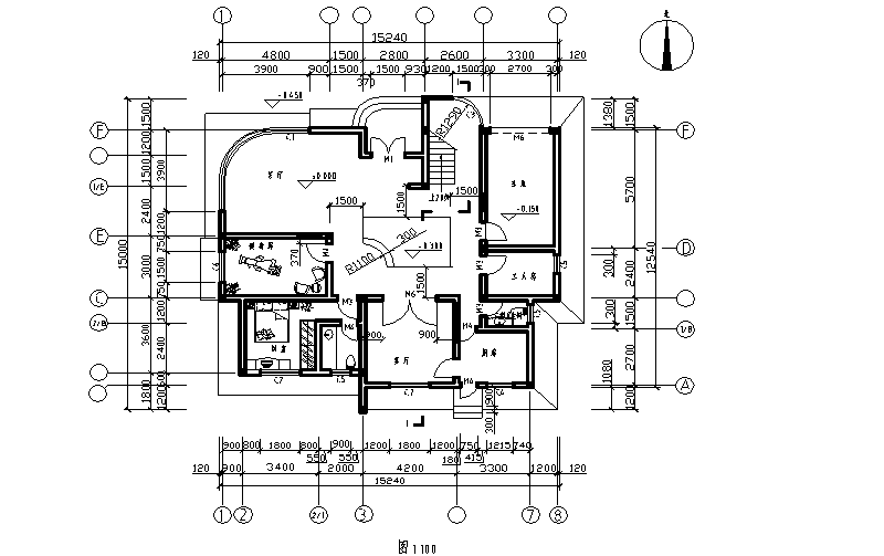建筑工程类—建筑制图2